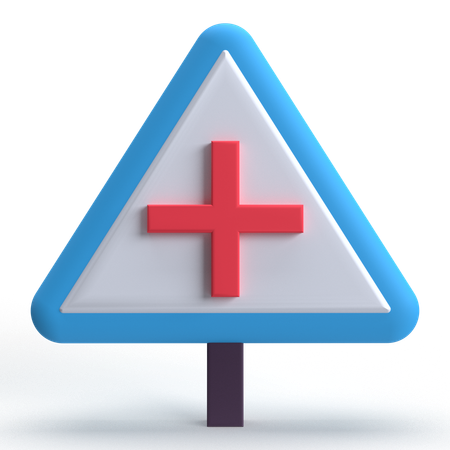 Cruce de caminos  3D Icon