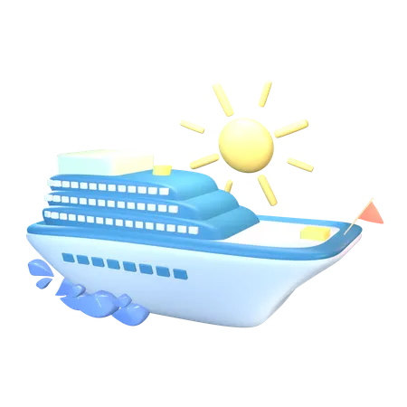 Cruise  3D Icon