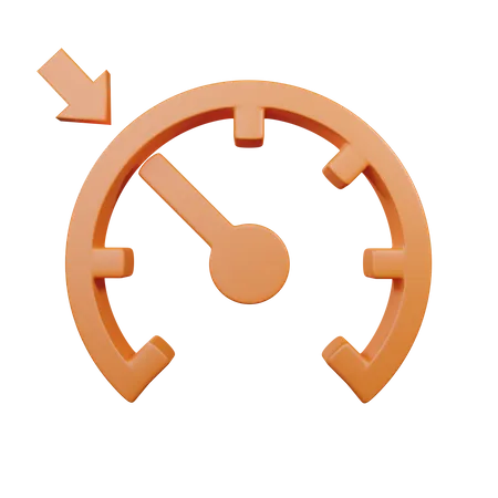Cruise Control Sign On Dashboard Vehicle 3D Icon