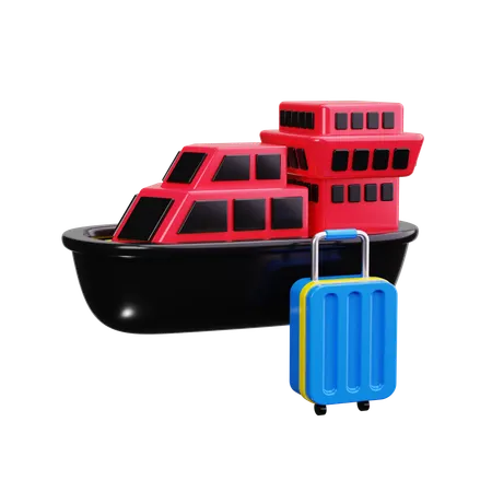 Cruise Journey  3D Icon