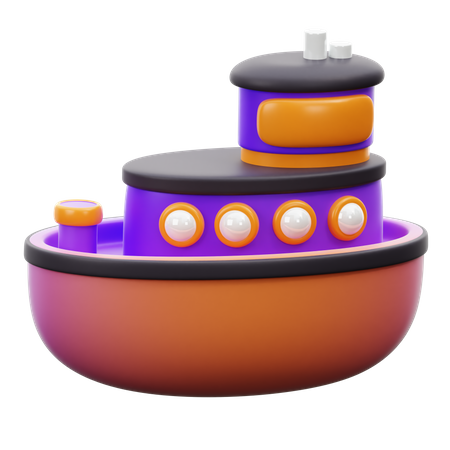 Cruise Ship  3D Icon