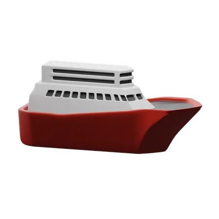 Cruise Ship  3D Icon