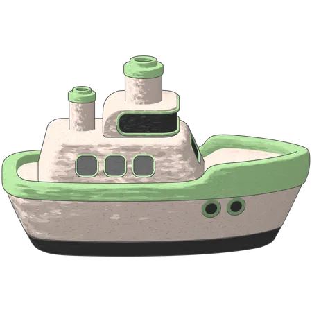 Cruise Ship  3D Icon