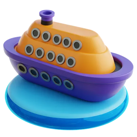 Cruiser Ship  3D Icon