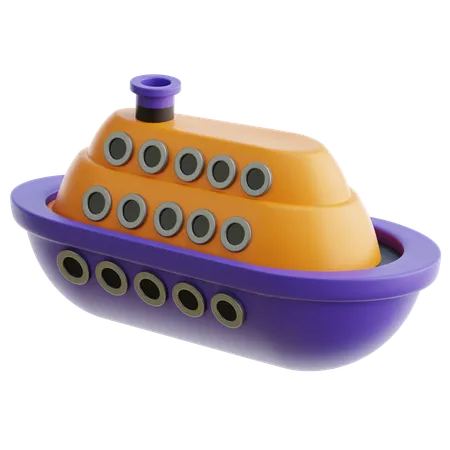 Cruiser Ship  3D Icon