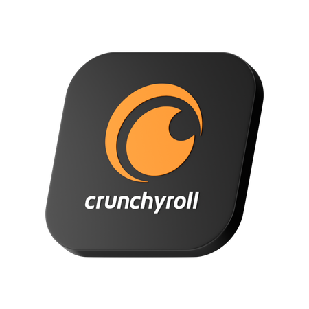 Crunchyroll Logo  3D Icon