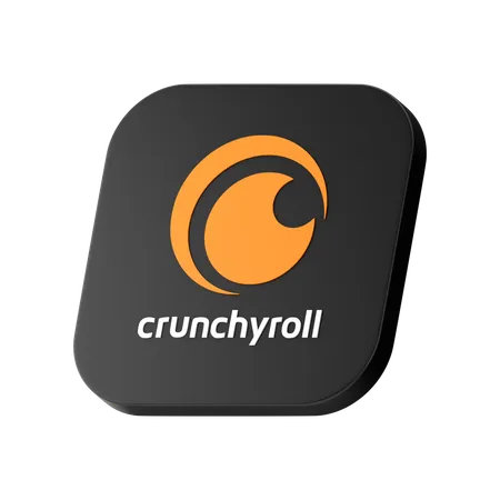 Crunchyroll Logo  3D Icon