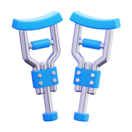 Crutch  3D Icon
