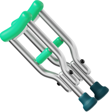 Crutch  3D Icon