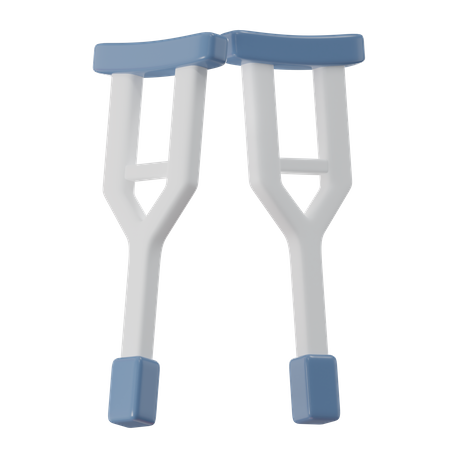 Crutch  3D Icon