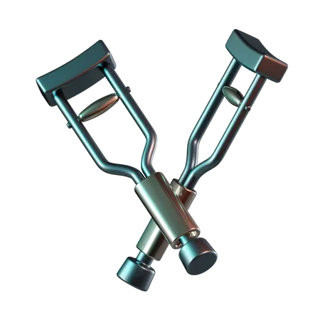 Crutch  3D Icon