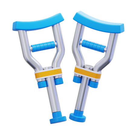 Crutch  3D Icon