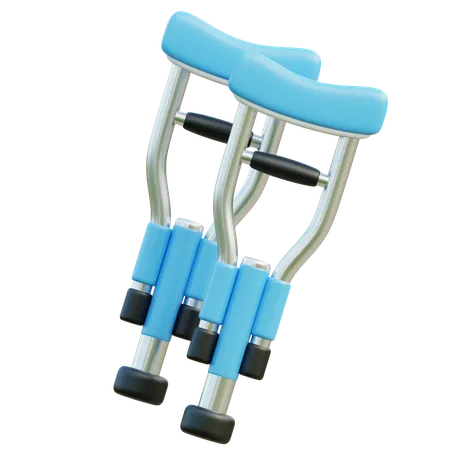 Crutch  3D Icon