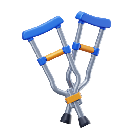 Crutch  3D Icon