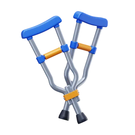 Crutch  3D Icon