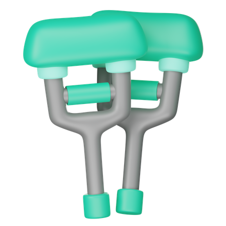 Crutch  3D Icon