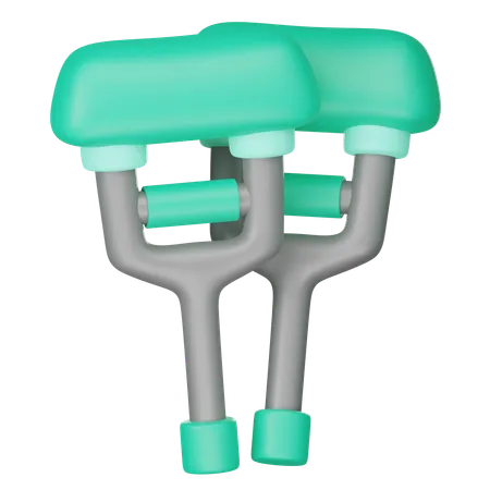 Crutch  3D Icon