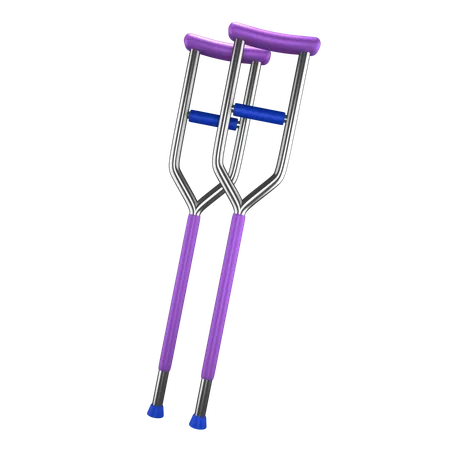 Crutch  3D Icon