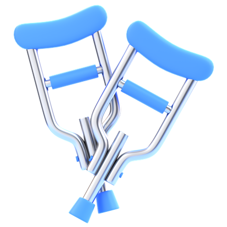 Crutch  3D Icon