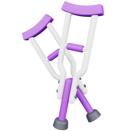 Crutch  3D Icon