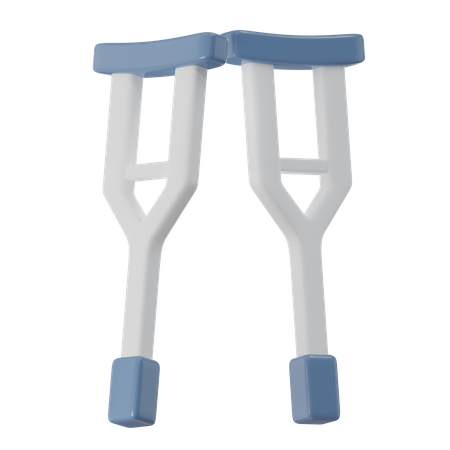 Crutch  3D Icon