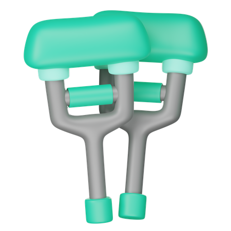 Crutch  3D Icon