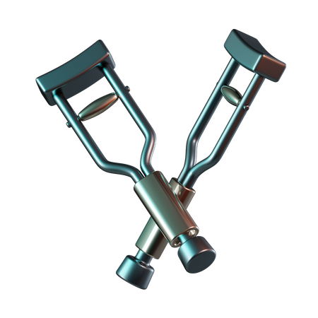 Crutch  3D Icon