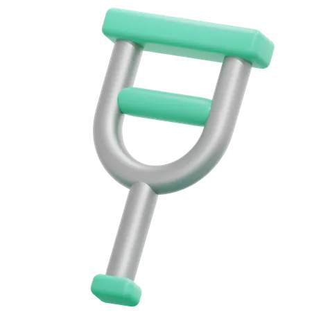Crutch 3D Icon