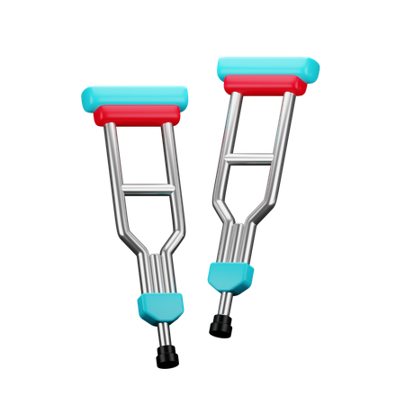 Crutches  3D Icon