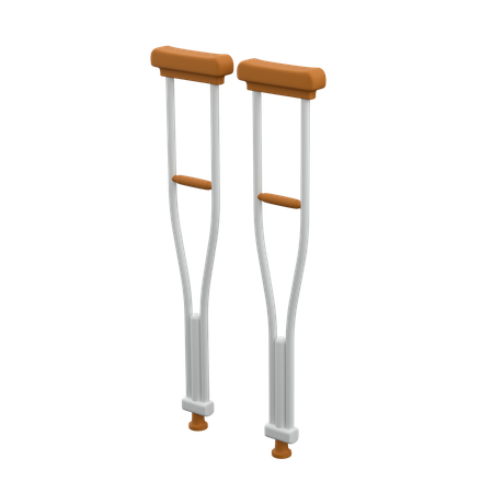 松葉杖  3D Icon