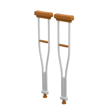 松葉杖  3D Icon
