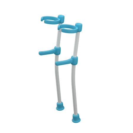 松葉杖  3D Icon