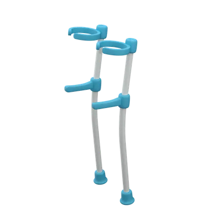松葉杖  3D Icon