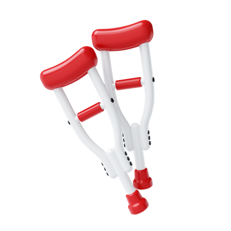 Crutches  3D Icon