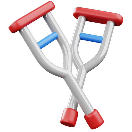 松葉杖  3D Icon