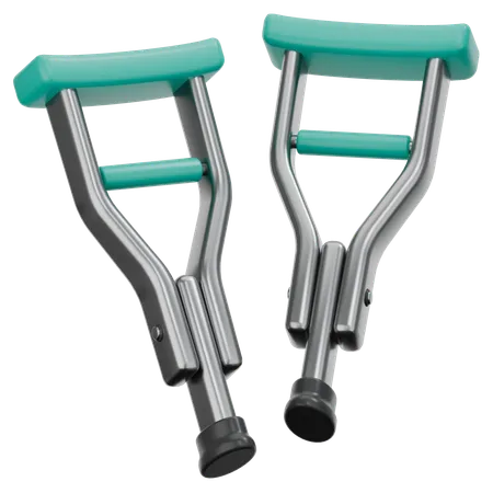 Crutches  3D Icon