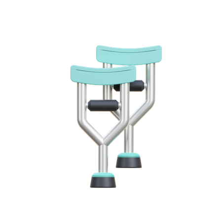 Crutches  3D Icon