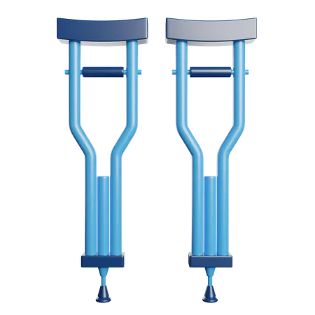 Crutches  3D Icon