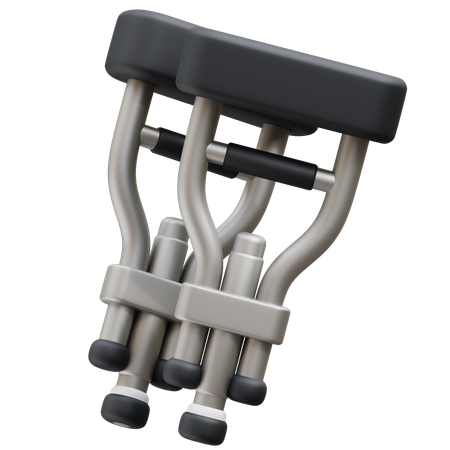 Crutches  3D Icon