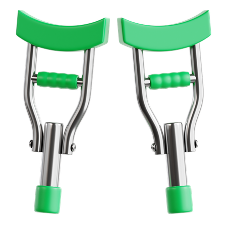 Crutches  3D Icon