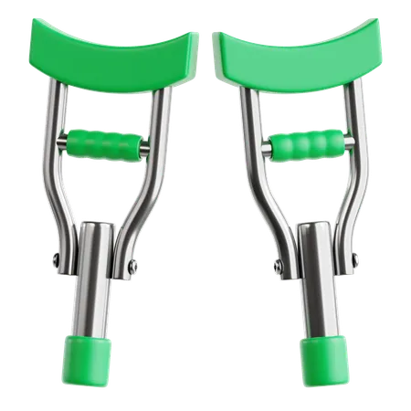 Crutches  3D Icon