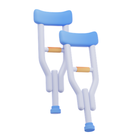 Crutches  3D Icon