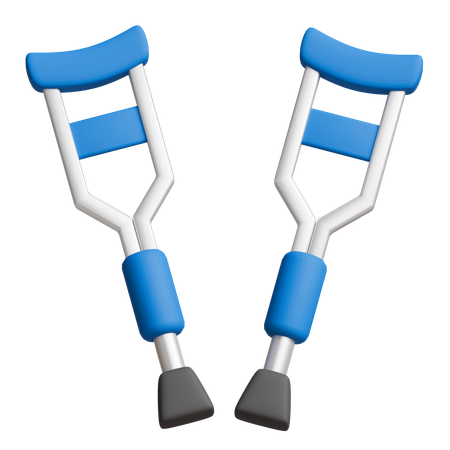 Crutches  3D Icon