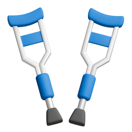Crutches  3D Icon