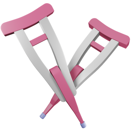 Crutches  3D Icon