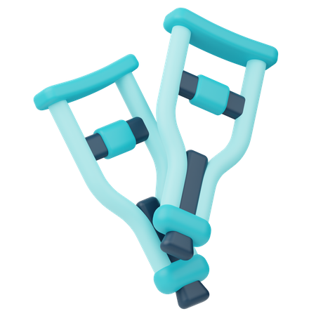 Crutches  3D Icon