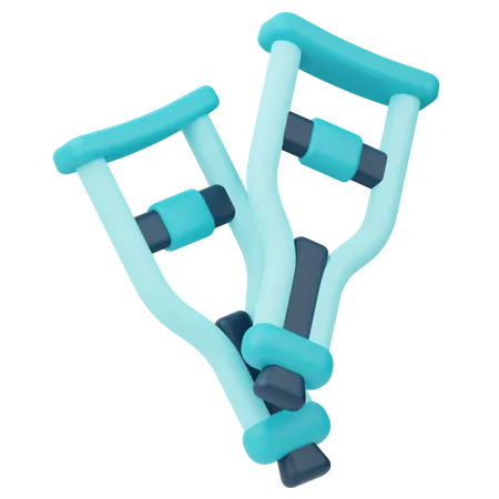 Crutches  3D Icon