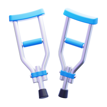 Crutches  3D Icon