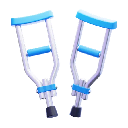 Crutches  3D Icon