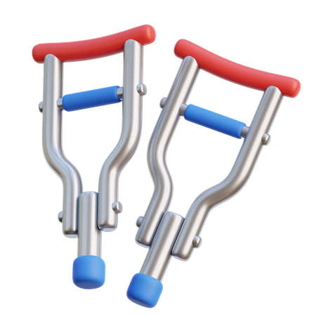 Crutches  3D Icon